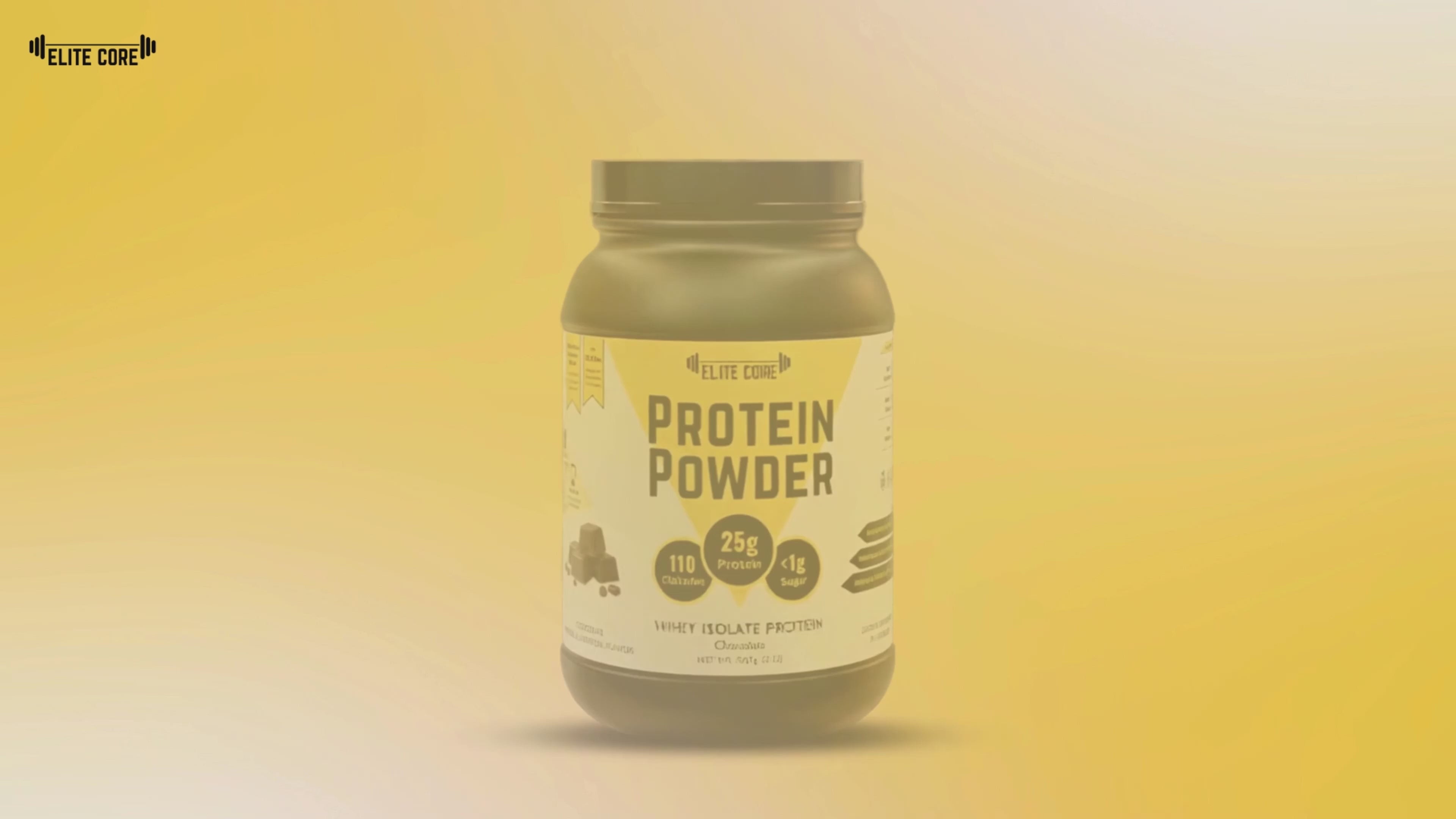 Load video: Discover EliteCore Whey Protein Powder